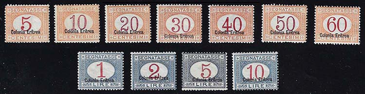 SEGNATASSE 1920/26 - Colonia ... 