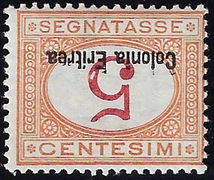 SEGNATASSE 1920 - 5 cent., cifra e ... 
