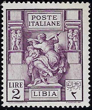 1924 - 2 lire Sibilla Libica ... 