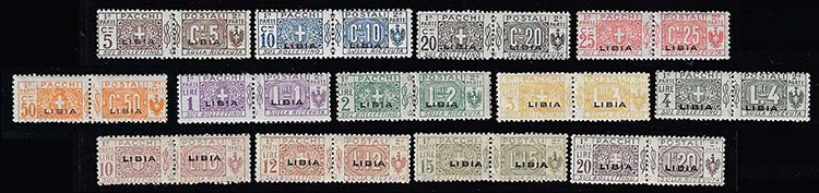 PACCHI POSTALI 1915/24 - Nodo di ... 