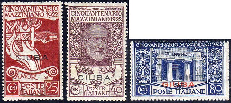 1922 - Mazzini, serie completa di ... 