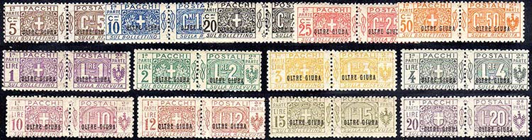 PACCHI POSTALI 1925 - Nodo di ... 