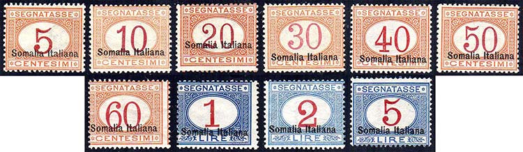 SEGNATASSE 1920 - Soprastampati in ... 