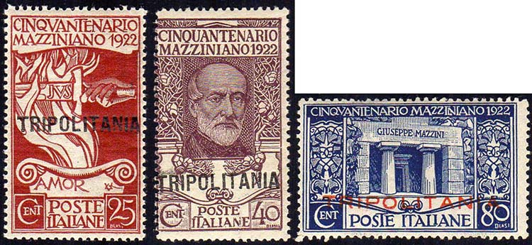 1922 - Mazzini, serie completa di ... 