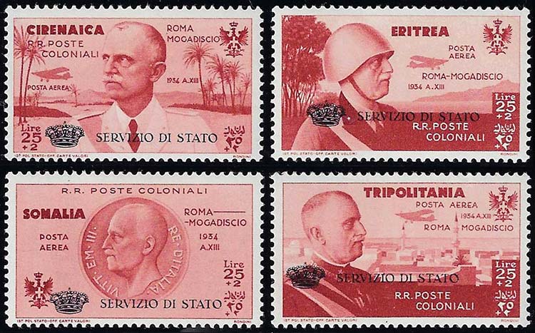 SERVIZIO AEREO 1934 - Coroncina, ... 