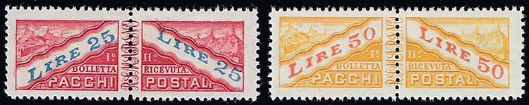 1946 - 25 e 50 lire filigrana ... 