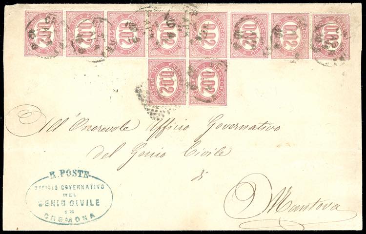 1875 - 0,02 lire lacca (1), ... 
