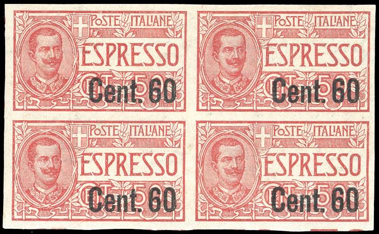 1922 - 60 cent. su 50 cent., non ... 