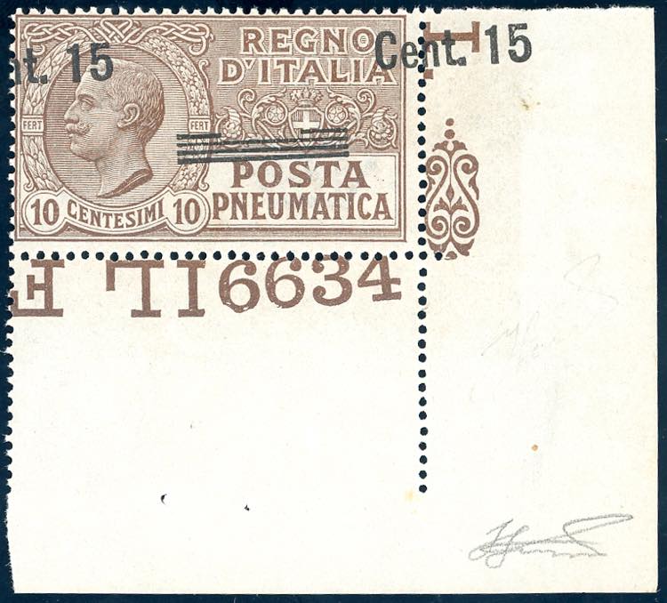 1924 - 15 cent. su 10 cent. bruno, ... 
