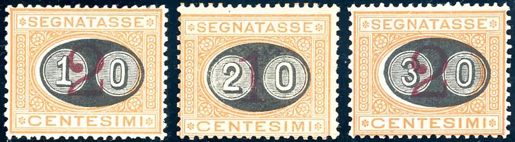 1890/91 - Mascherine, serie ... 