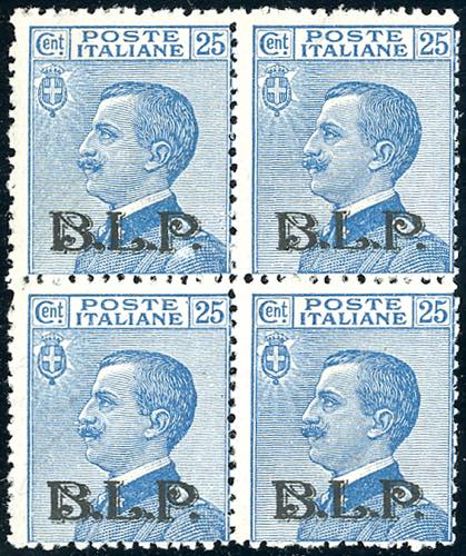 1922 - 25 cent., soprastampa BLP ... 