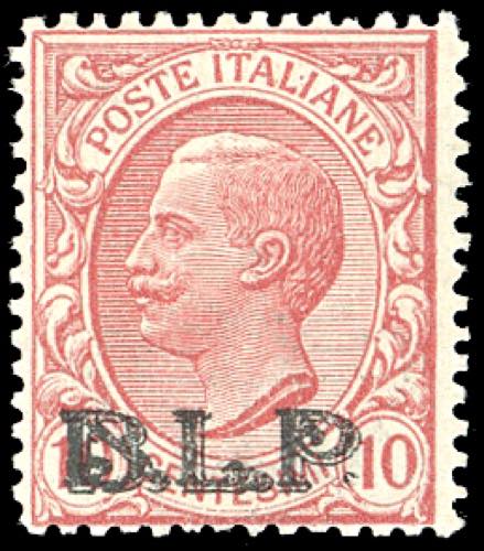 1923 - 10 cent. soprastampato BLP, ... 