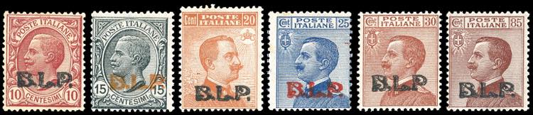 1923 - Soprastampati del III tipo, ... 