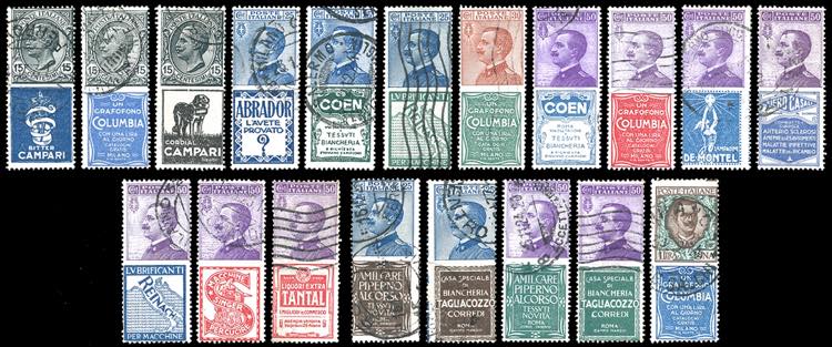 1924 - Serie completa di 19 valori ... 