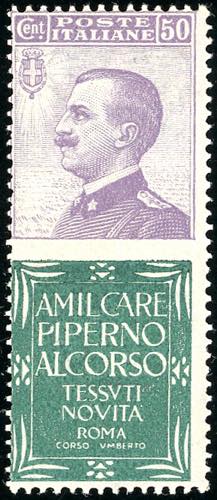 1924 - 50 cent. Piperno (13), ... 
