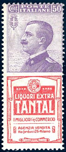 1924 - 50 cent Tantal (18), gomma ... 