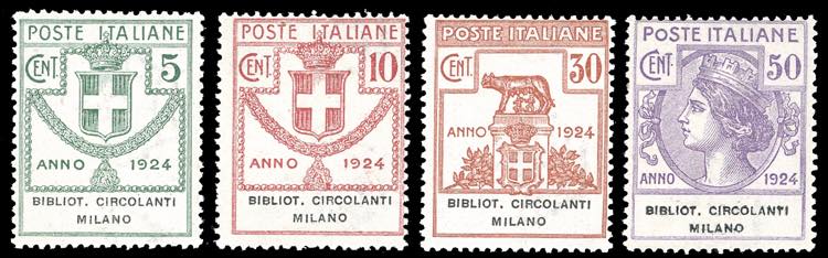 BIBLIOT.CIRCOLANTI MILANO 1924 - ... 