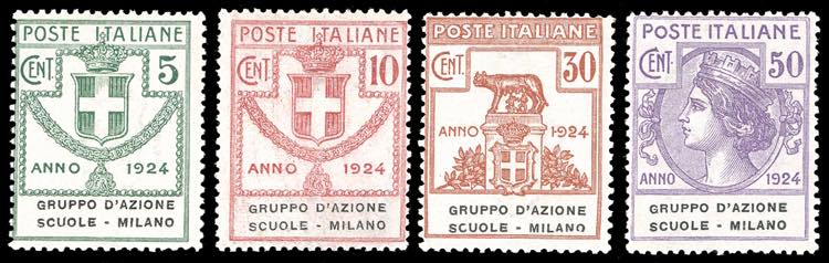 GRUPPO DAZIONE SCUOLE-MILANO 1924 ... 