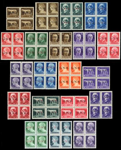 1944 - Soprastampati G.N.R. ... 