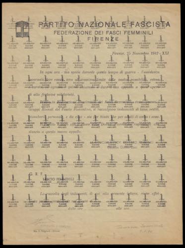 1944 - Foglio di prova della ... 