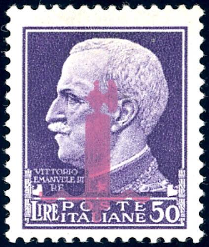 1944 - 50 lire soprastampato ... 