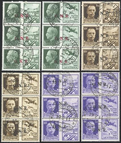 1944 - Soprastampati G.N.R., II ... 