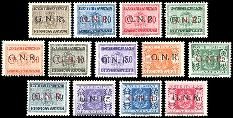1944 - Soprastampati G.N.R. ... 