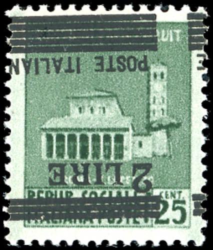 1945 - 2 lire su 25 cent., ... 