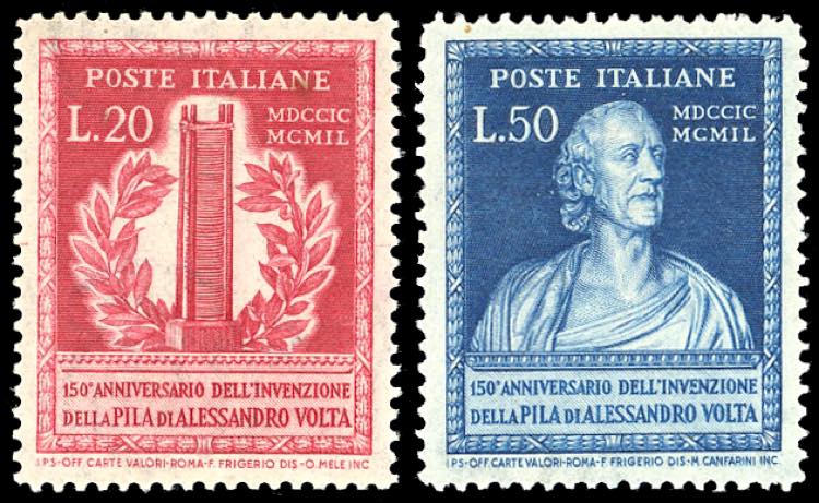 1949 - 20 lire e 50 lire Volta, ... 