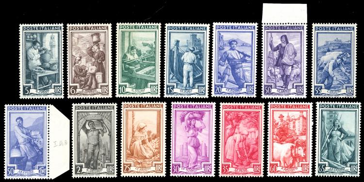 1950 - Lavoro, filigrana ruota I ... 