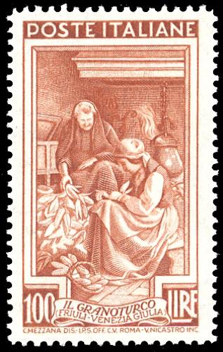 1950 - 100 lire Lavoro, dent. 13 ... 