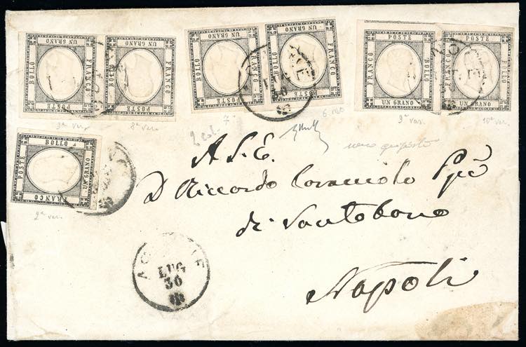 1861 - 1 grano grigio nero (19a), ... 