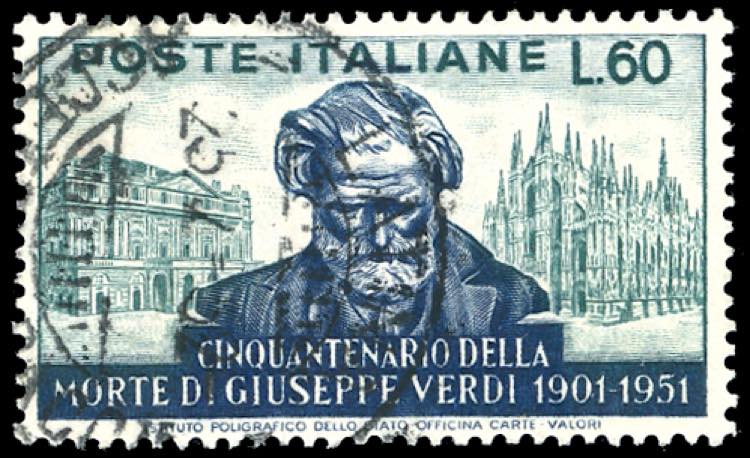 1951 - 60 lire Verdi, dent. 14 x ... 