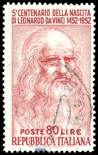 1952 - 80 lire Leonardo, dent. 14 ... 