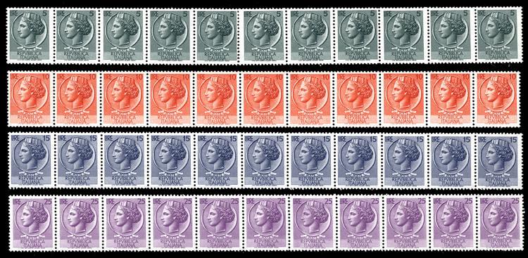 1955 - Siracusana, francobolli in ... 