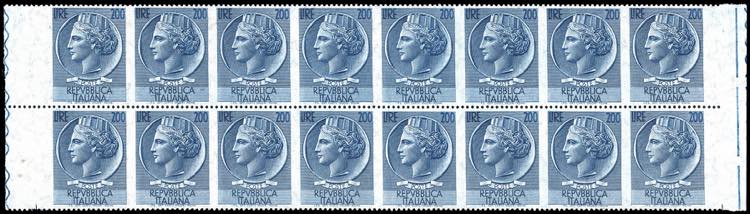 1957 - 200 lire Turrita, filigrana ... 