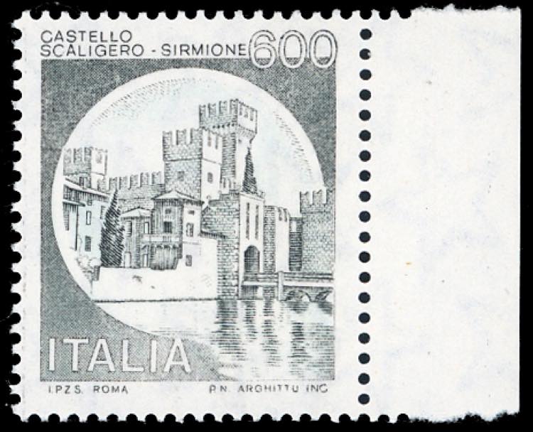 1980 - 600 lire Castello nero, ... 