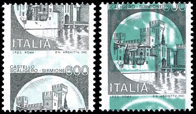 1980 - 600 lire Castelli (1523), ... 