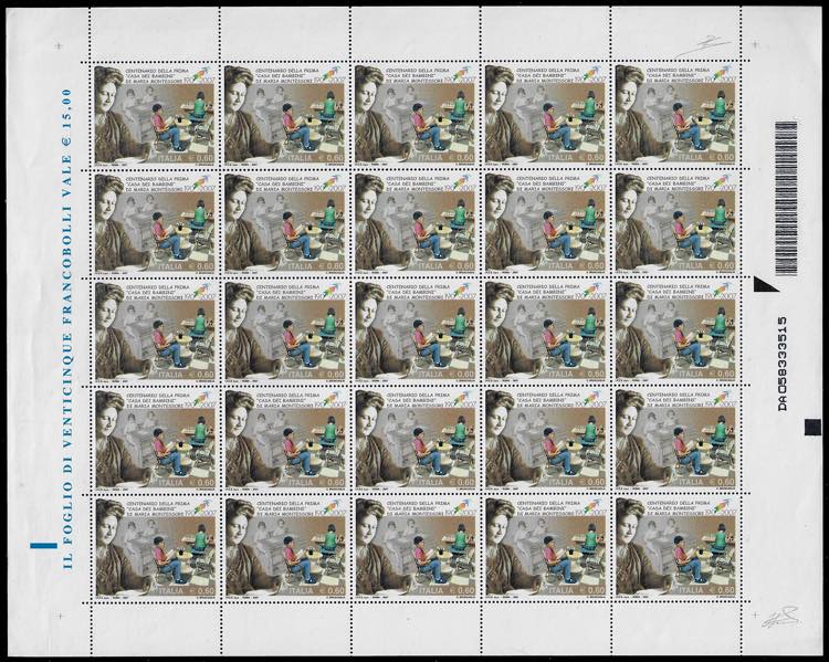 2007 - 0,60 € Montessori, cifra ... 