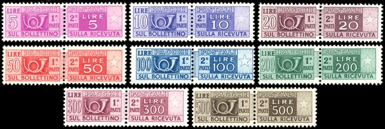 1946 - Filigrana ruota I tipo, ... 