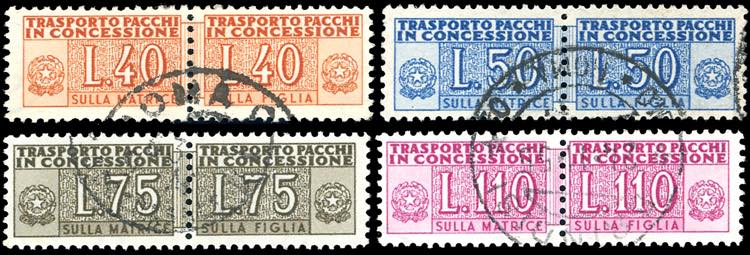 1953 - Filigrana ruota coricata, ... 