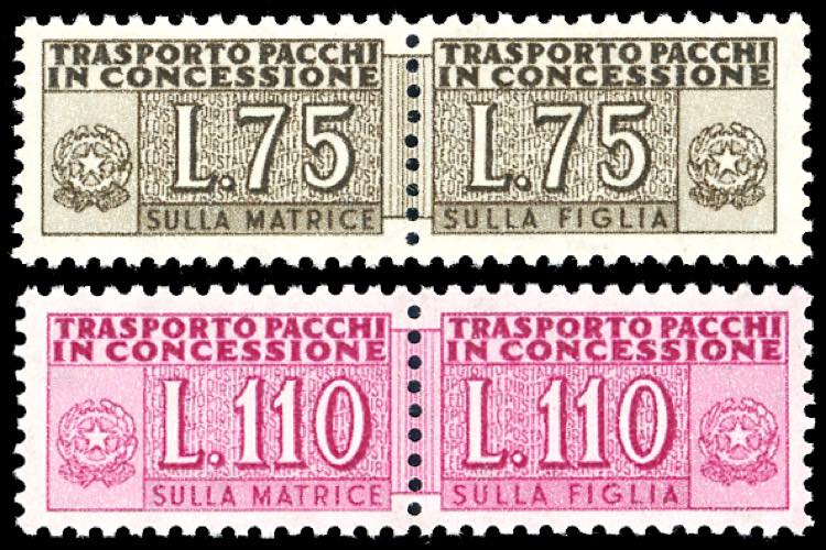 1955 - 75 lire e 110 lire, ... 