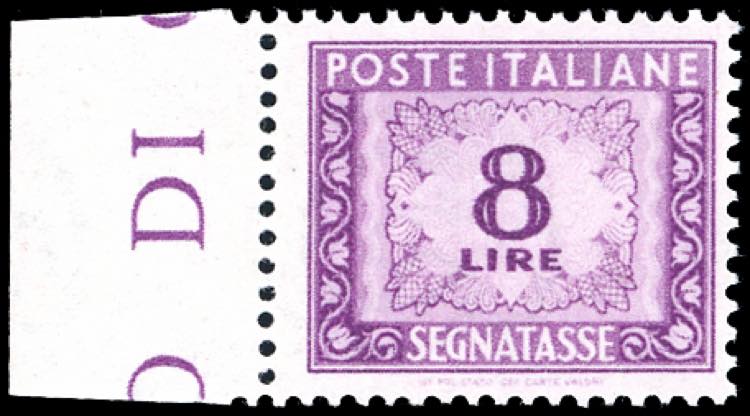1947 - 8 lire filigrana ruota I ... 