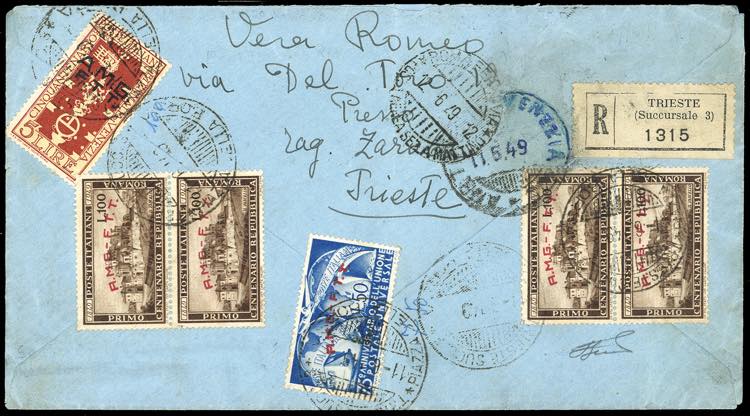 1949 - 100 lire Romana, due ... 