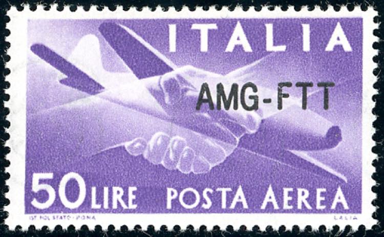 POSTA AEREA 1954 - 50 lire, nuovo ... 