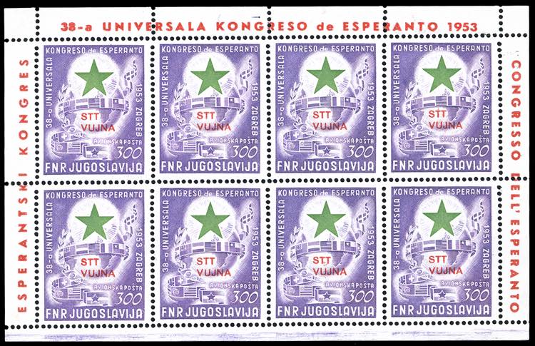 FOGLIETTI 1953 - 300 d. Esperanto, ... 