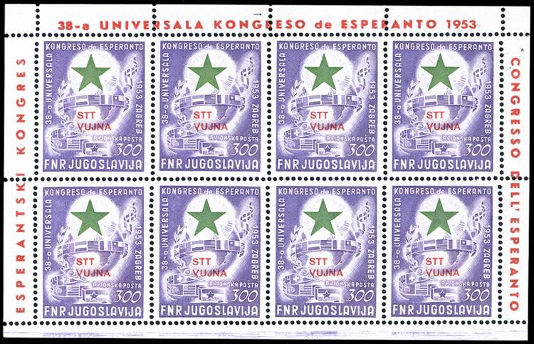FOGLIETTI 1953 - 300 d. Esperanto, ... 