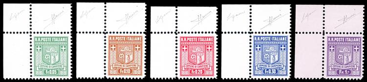 CAMPIONE DITALIA 1944 - Stemma, ... 