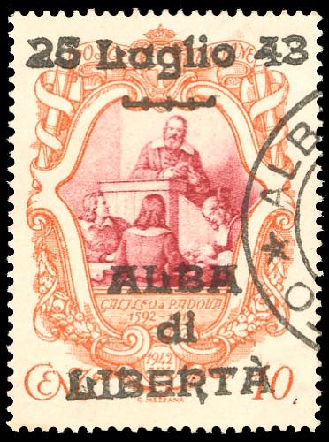 ALBA DI LIBERTA 1943 - 10 cent. ... 
