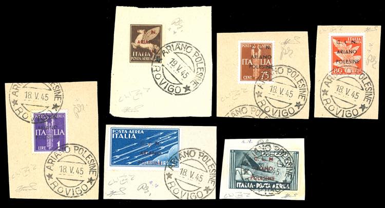 ARIANO POLESINE POSTA AEREA 1945 - ... 